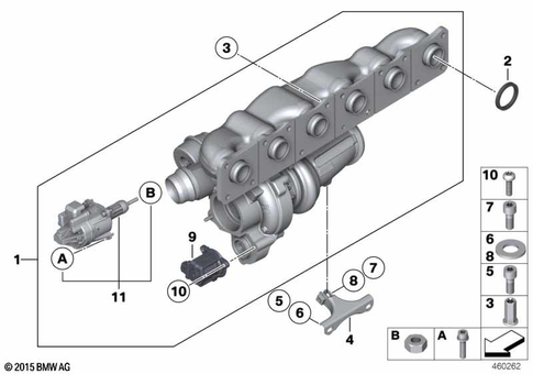Exhaust Manifold for 2014 BMW M235iX #0