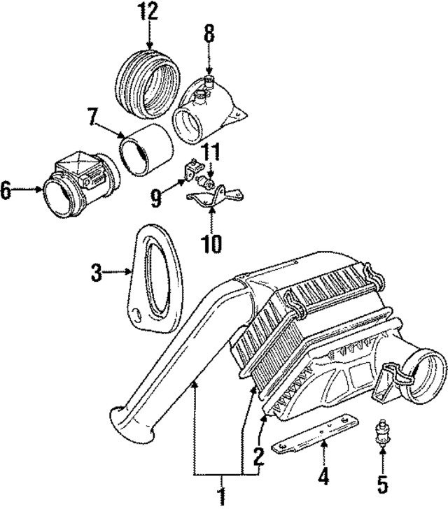 EBC9996 - Engine: Air Cleaner Assembly Mount Bracket for Jaguar Image