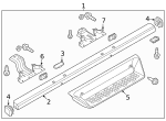N2DZ16459BA - Body: Running Board Tube for Ford Image