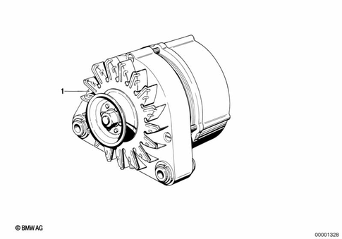 Alternator for 1992 BMW 318i #0