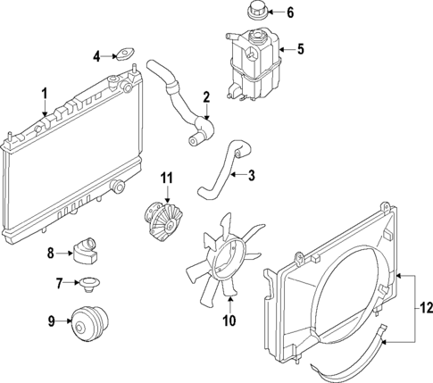 Cooling System for 2017 Nissan TITAN XD #0