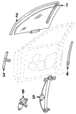 FOVY5421411A - Body: Door Glass for Lincoln: Town Car Image