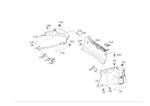 1176907300 - Covering and Lining: Trim, Load Compartment for Mercedes-Benz Image