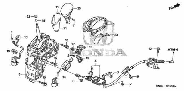 Select Lever for 2006 Honda Civic #0