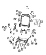 68640139AA - Interior Trim: Seat Screw for Jeep: Gladiator, Wrangler Image