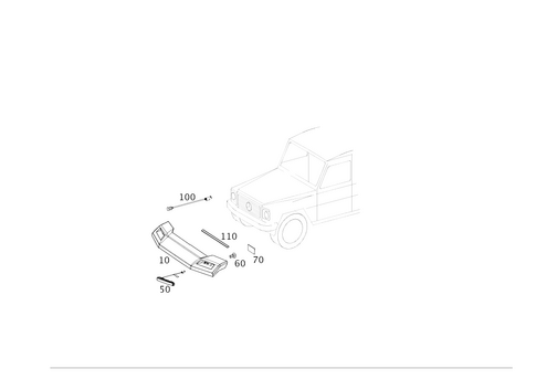 Outside Attachment Parts for 2016 Mercedes-Benz G65 AMG #0