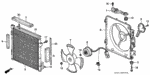 90078PR3000 - Body/Air Conditioning: SCREW, PAN (4X8) for Honda Image