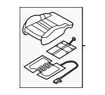 4G0881406QJMC - : Cushion Cover for Audi Image