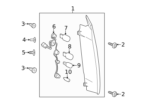 Bulbs - Chassis for 2017 Ford Transit Connect #1