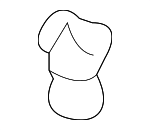 7279750020 - Body: Lumbar Support Spacer for Lexus: LS430 Image