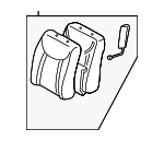 7143050A80A0 - Body: Seat Back Assembly for Lexus: LS430 Image