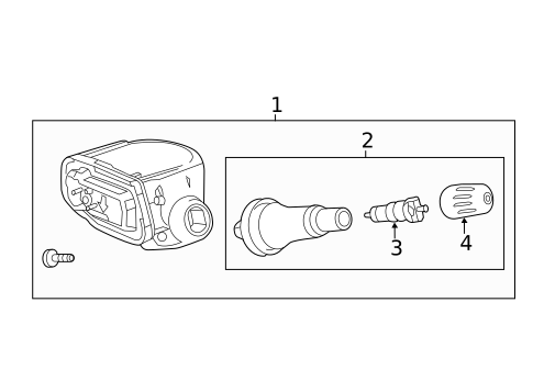 Tire Pressure Monitor Components for 2023 Cadillac XT6 #0