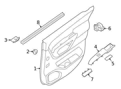 Front Door for 2015 Nissan Armada #2