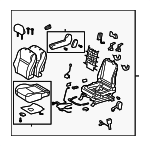 7110002Y30B6 - Body: Seat Assembly for Toyota: Matrix Image