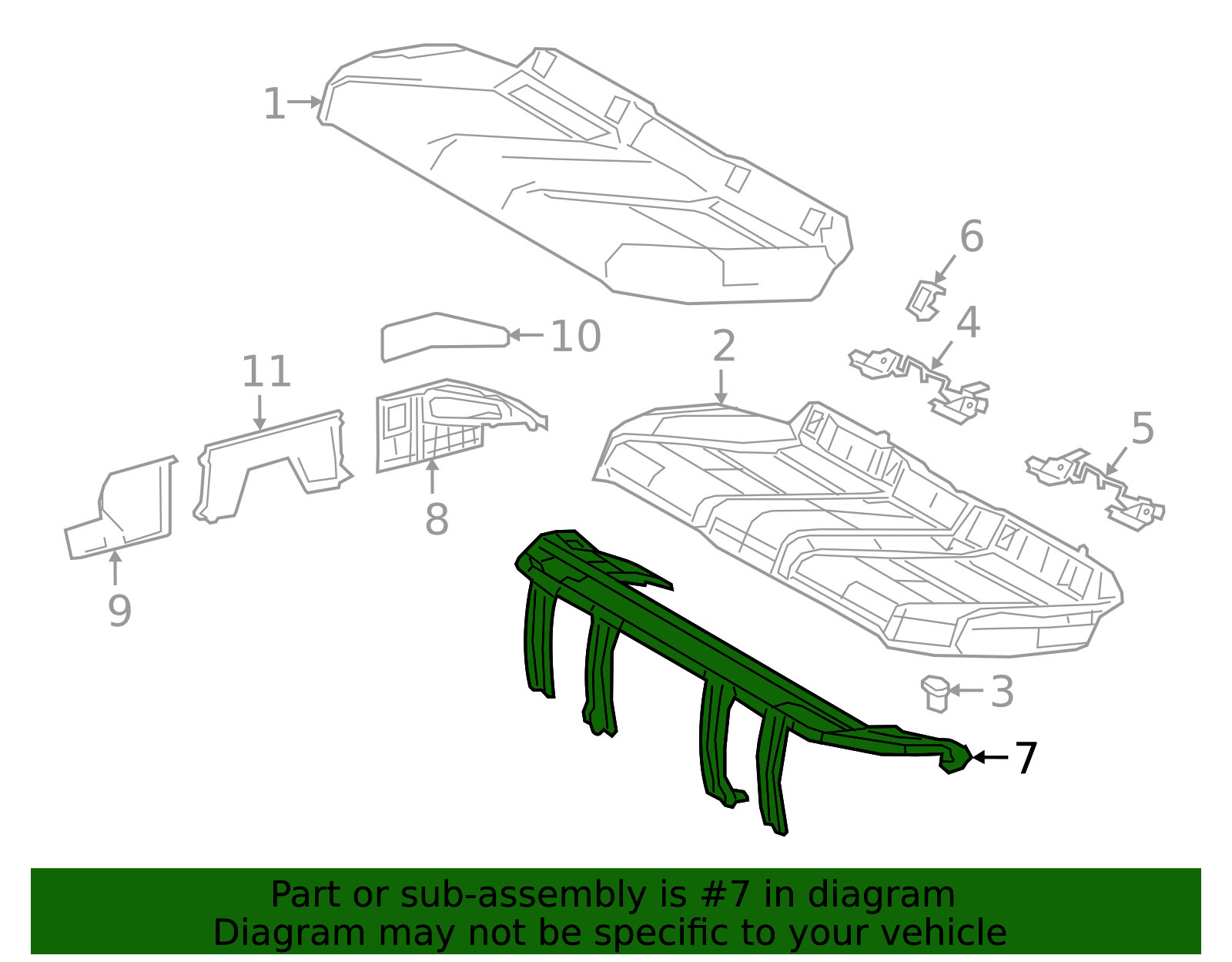 71033-06010 - High-Quality Seat Frame for 2019-2025 Lexus ES300h ...