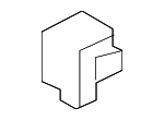 83A881250A - : Seat Frame Stop for Audi Image