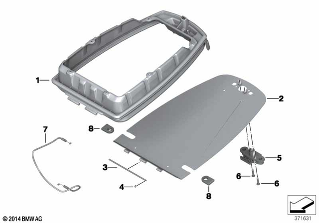 46637696357 - : Bowden Cable - BehÖRde for BMW-Motorrad Image