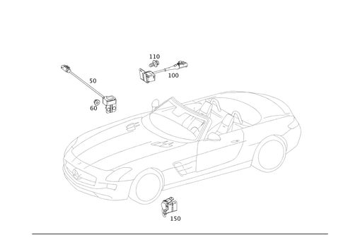 Electric Parts for Chassis Adjustment for 2012 Mercedes-Benz SLS AMG #0