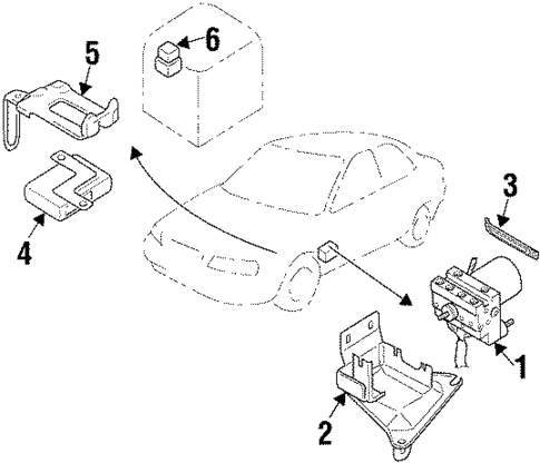 Anti-Lock Brakes for 1999 Suzuki Esteem #0