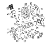 5086011AB - Engine 5.7L Eight Cylinder [EZB]: Piston Pin And Rod for Mopar Image