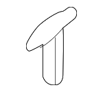 KD4558762 - Body: Rear Weather-Strip Clip for Mazda: 3, 6, CX-3, CX-30, CX-5, CX-50, CX-70, CX-9, CX-90, MX-30 EV, MX-5 Miata Image