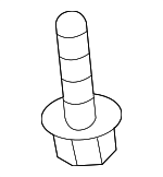 9YA020834 - Body: Hinge Bolt for Mazda: 2, 3, 5, 6, CX-3, CX-30, CX-5, CX-70, CX-9, CX-90, MX-30 EV, MX-5 Miata Image