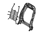 52107911660 - Body: Seat Back Frame for BMW Image