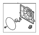 253804R500 - : Fan Assembly for Kia: Optima Image