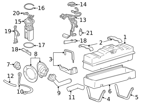 Hardware, Fasteners & Fittings for 1996 Chevrolet C3500 #0
