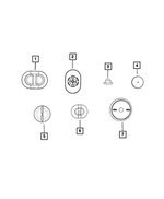 68247840AA - Body Sheet Metal Except Doors: Floor Plug for Jeep: Wrangler, Wrangler JK Image