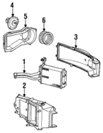 3052800 - HVAC: Heater Case for Chevrolet: S10, S10 Blazer | GMC: Jimmy S15, S15 Image