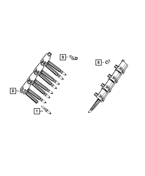 Ignition, Spark Plugs, Cables, Coils, and Glow Plugs for 2024 Ram 1500 #0