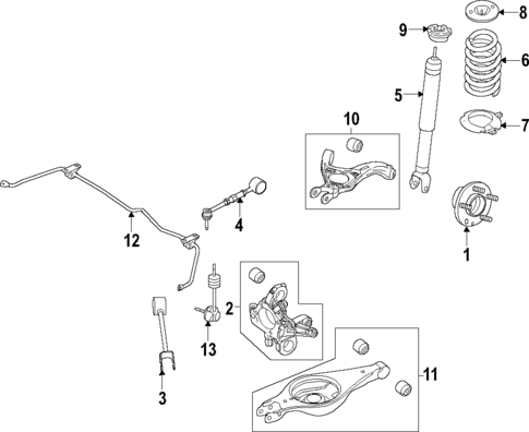 Rear Suspension for 2012 Ford Explorer #0
