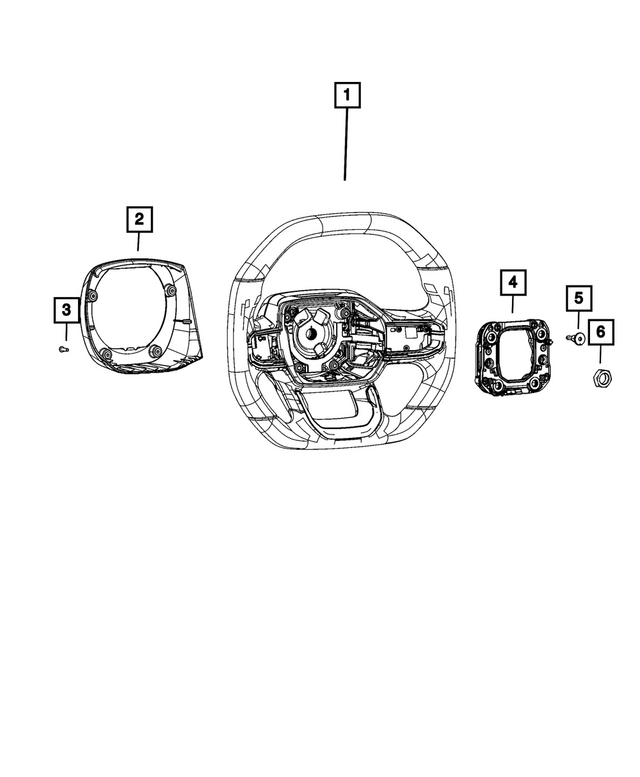 8AE331Y4AB - : Steering Wheel for Mopar Image