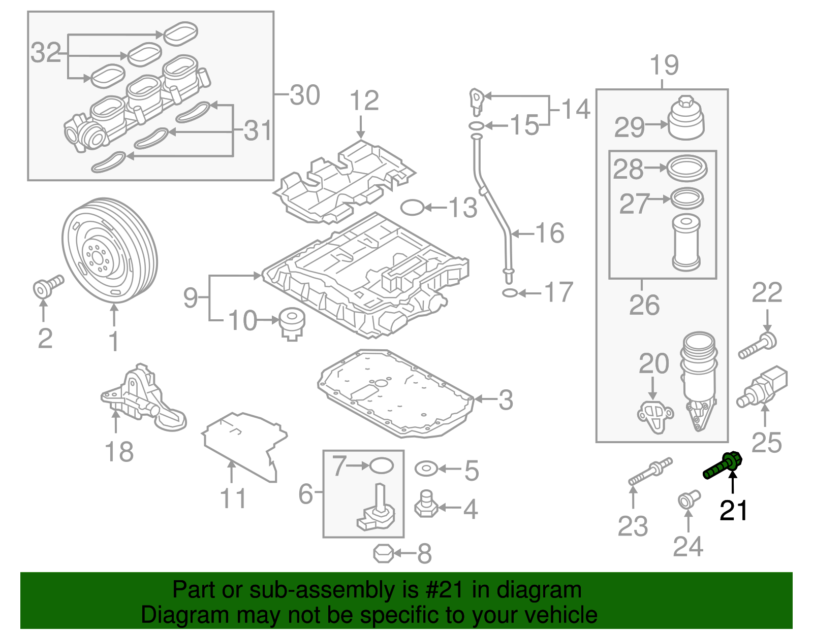 Engine Oil Filter Housing Bolt - Porsche (N-102-856-02)