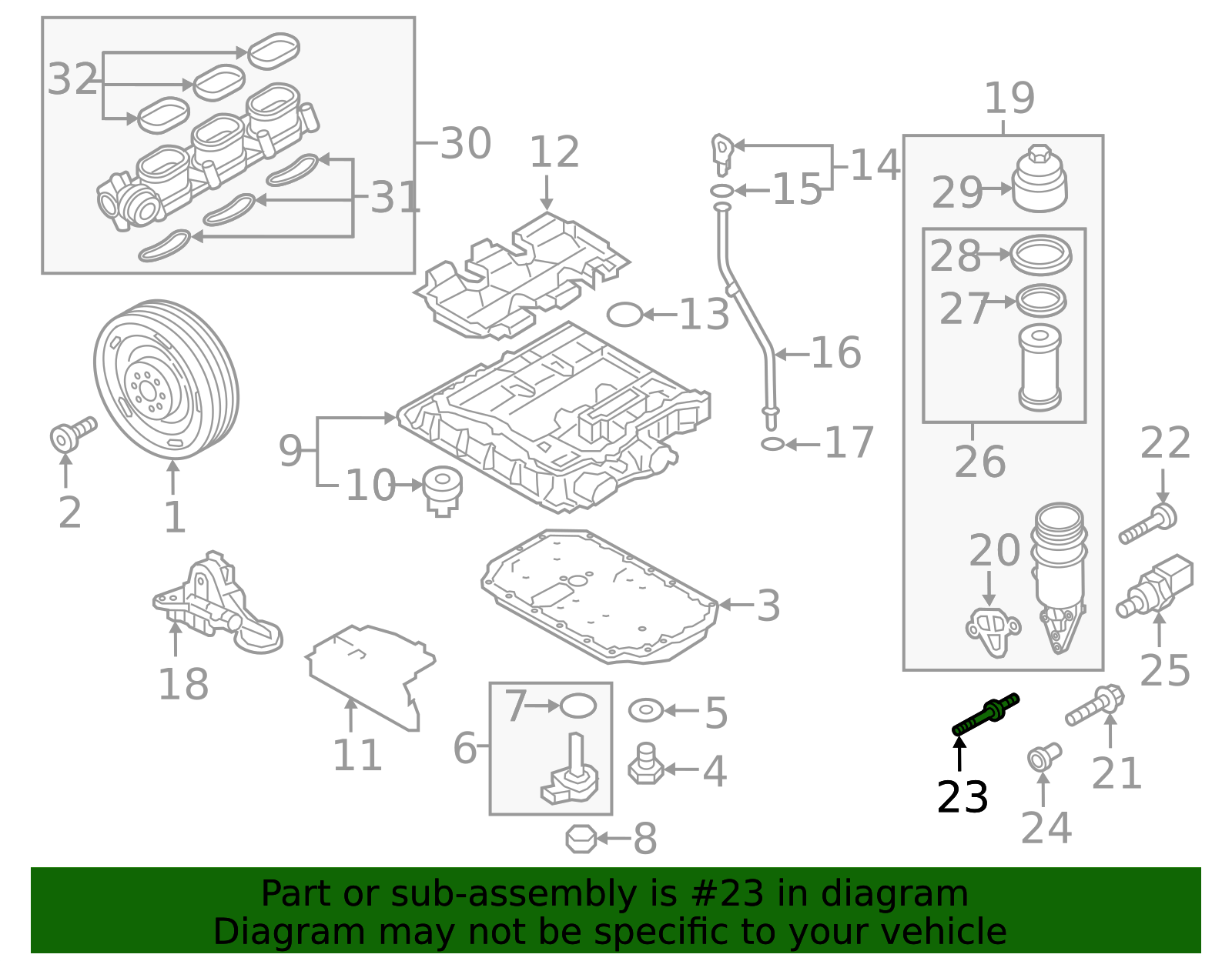 2012-2016 Porsche Panamera Engine Oil Filter Housing Stud WHT-000-403-A ...