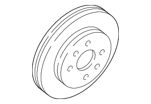 51712FD300 - : Brake Rotor for Kia: Rio Image