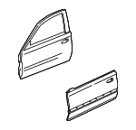 67050S04A10ZZ - Body: Door Shell for Honda: Civic Image