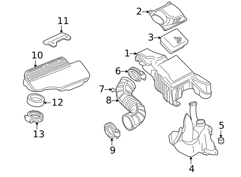 Air Intake for 1999 Pontiac Sunfire #0