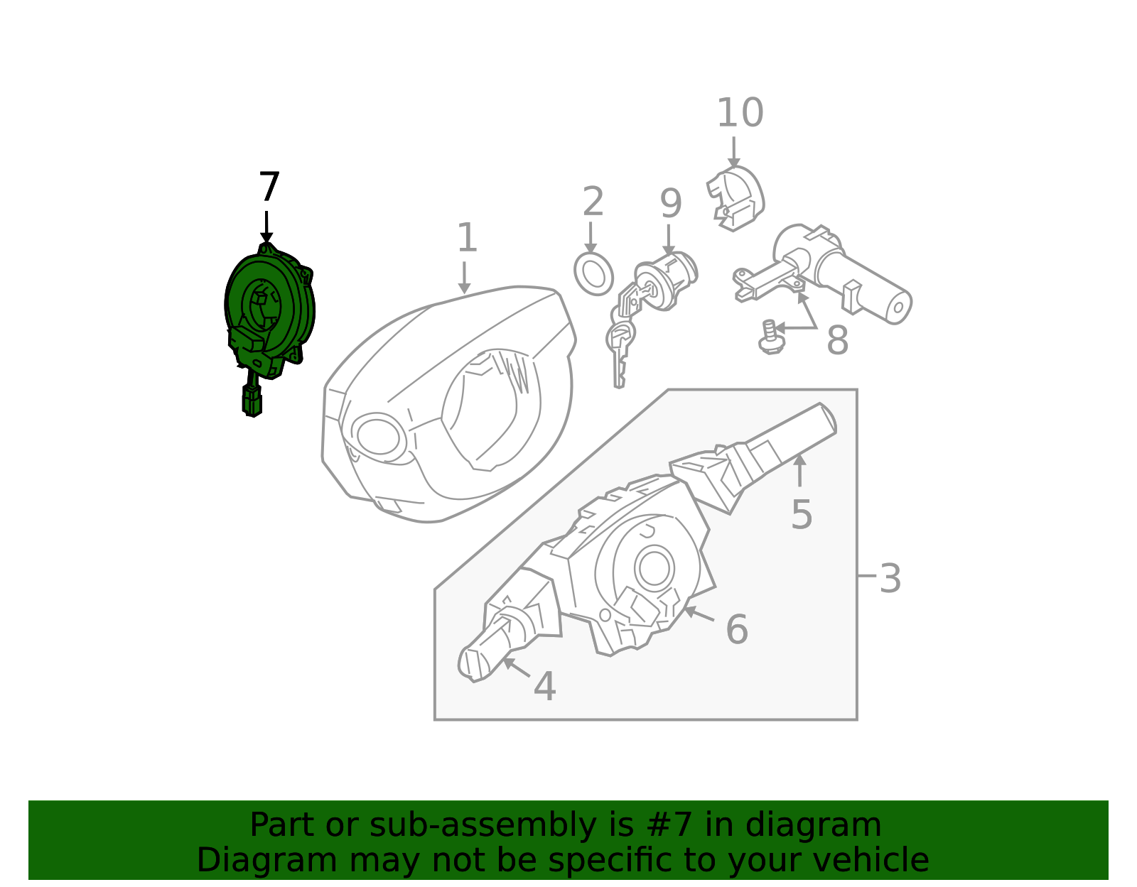 2003-2016 Nissan Angle Sensor 47945-AS500 | OEM Parts Online