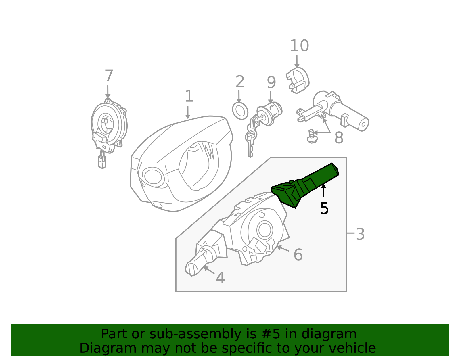 25260-EM30E - High-Quality Windshield Wiper Switch for 2007-2015 Nissan ...