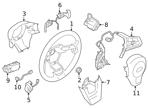 Steering Wheel & Trim for 2022 Subaru Crosstrek #0