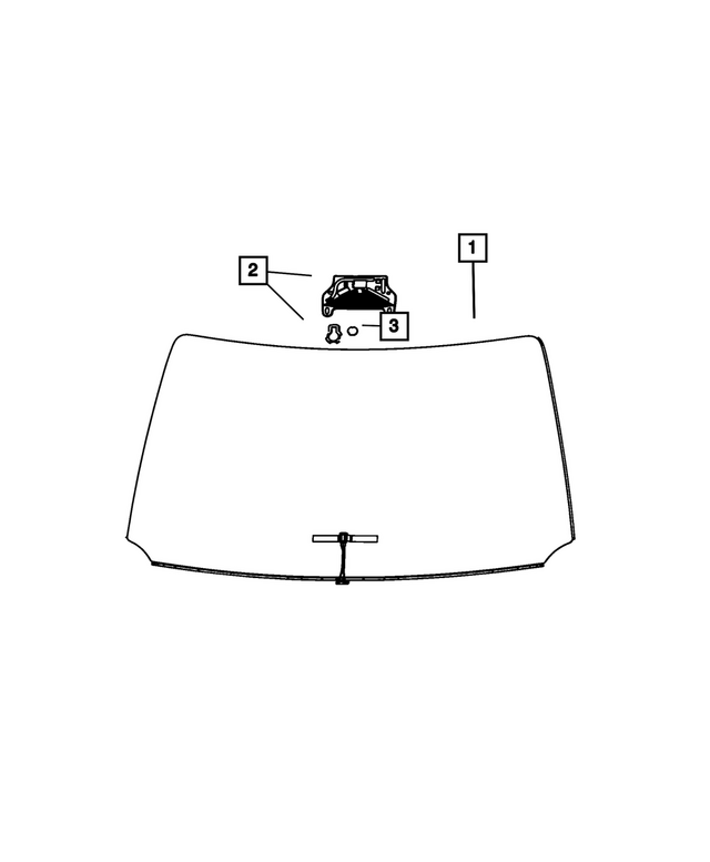 68551528AB - : Windshield for Mopar Image
