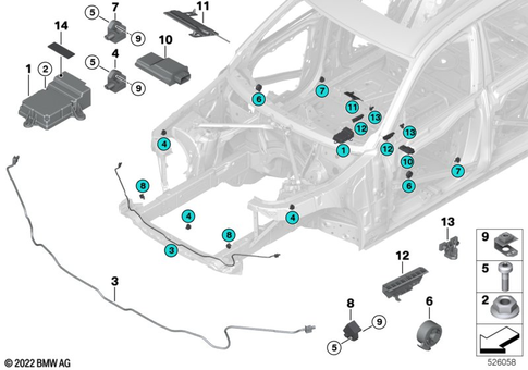 Electric Parts Airbag for 2021 BMW X6 40i #0
