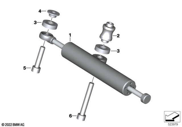 32769829743 - : Steering Damper for BMW-Motorrad Image
