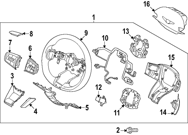 56111T6BF0RE1 - : Steering Wheel for Hyundai Image