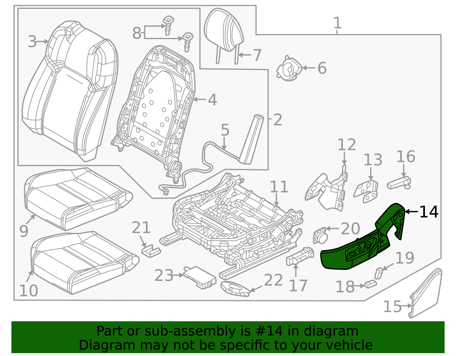 2023-2024 Mazda CX-50 Seat Trim Panel VA43-88-1HX-02 | OEM Parts