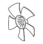 19020RV0A01 - : Fan Blade for Acura: MDX Image