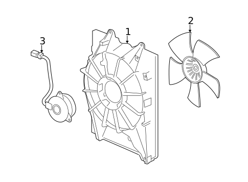 Cooling Fan for 2018 Acura MDX #0
