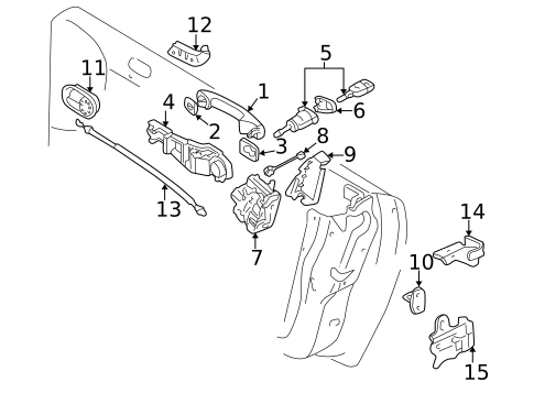 Lock & Hardware for 2005 Audi TT #0